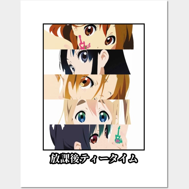 K-On! (Houkago Tea Time) Wall Art by AniReview